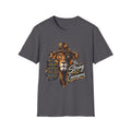 Be Strong and Courageous Christian T-Shirt – Joshua 1:9 Lion Faith Tee