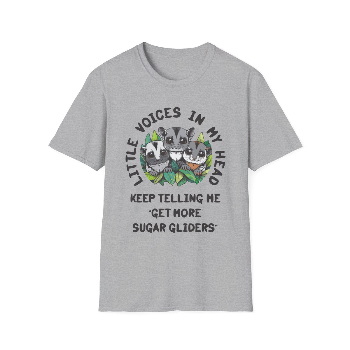 Little Voices in My Head Sugar Glider Shirt – Funny Sugar Glider T-Shirt
