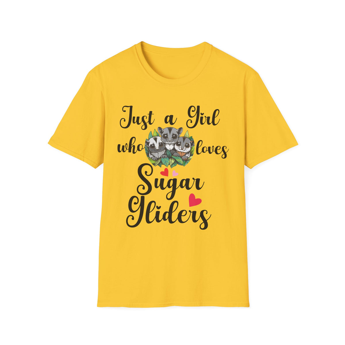 Just a Girl Who Loves Sugar Gliders Shirt – Sugar Glider Mom T-Shirt