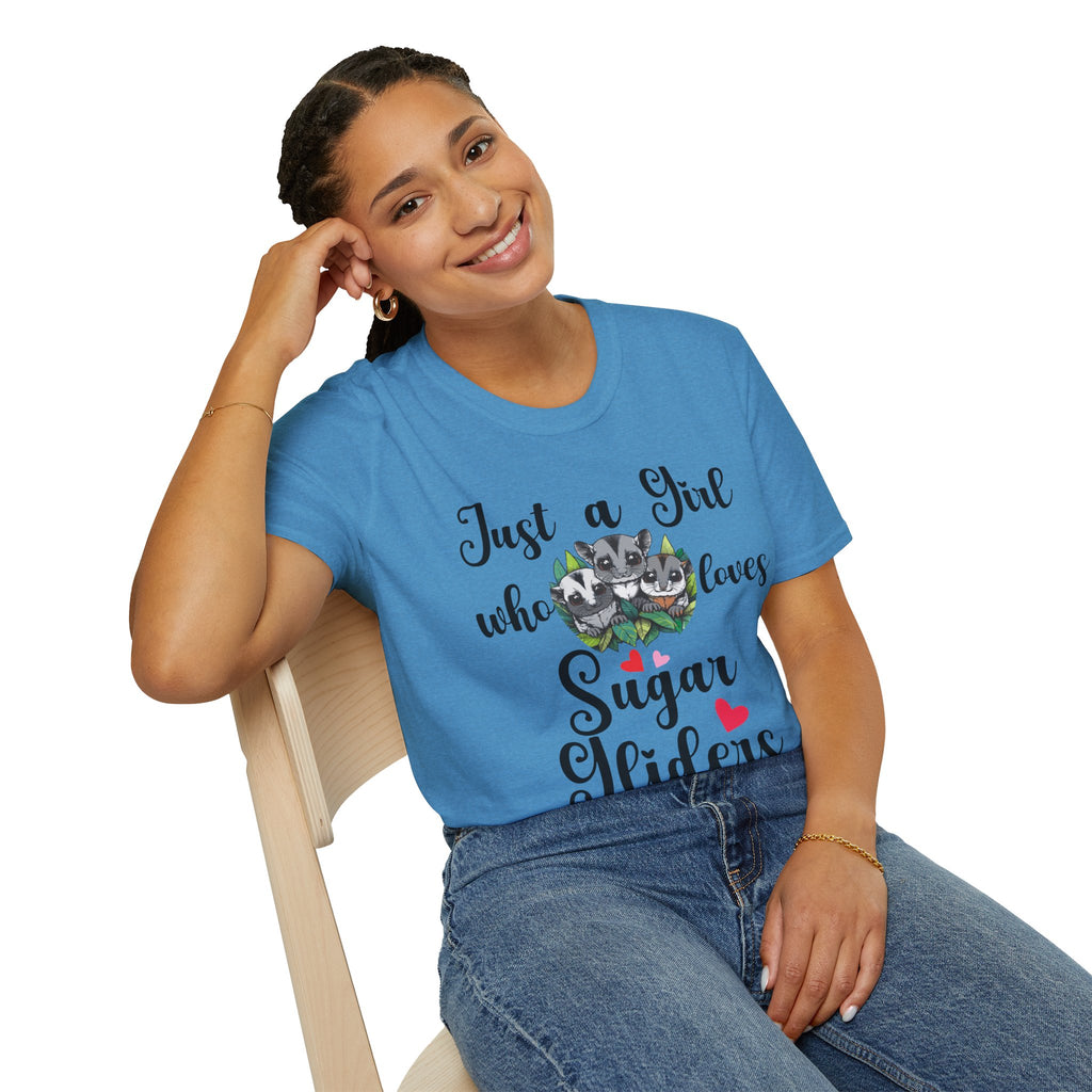 Just a Girl Who Loves Sugar Gliders Shirt – Sugar Glider Mom T-Shirt