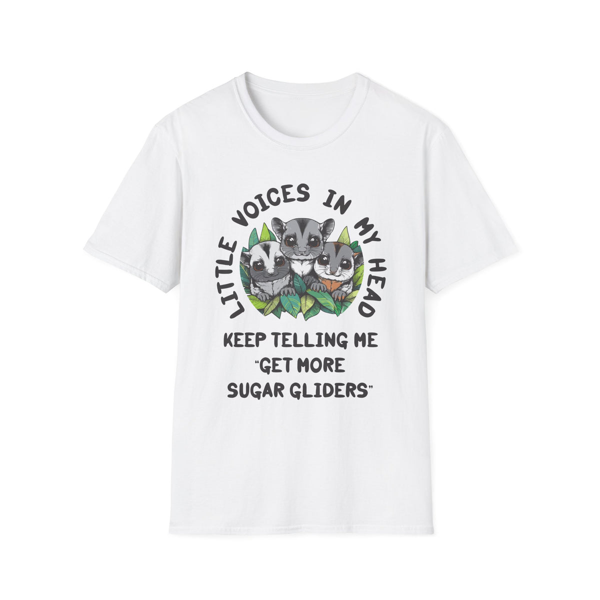 Little Voices in My Head Sugar Glider Shirt – Funny Sugar Glider T-Shirt