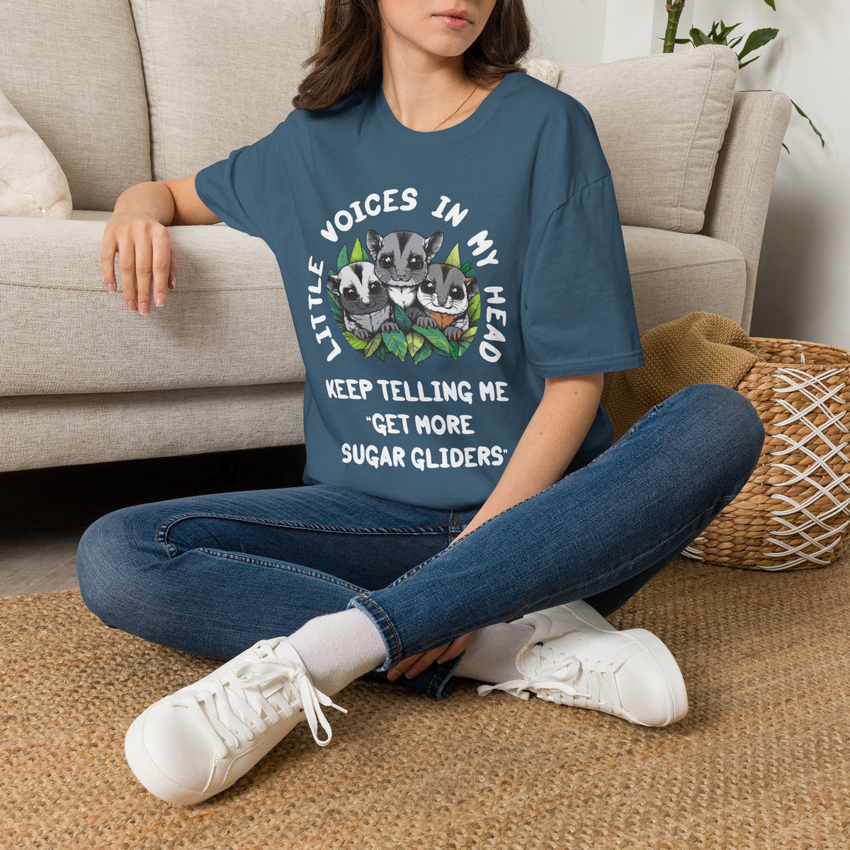 Little Voices in My Head Sugar Glider Shirt – Funny Sugar Glider T-Shirt