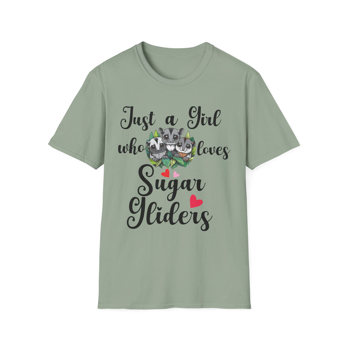 Just a Girl Who Loves Sugar Gliders Shirt – Sugar Glider Mom T-Shirt