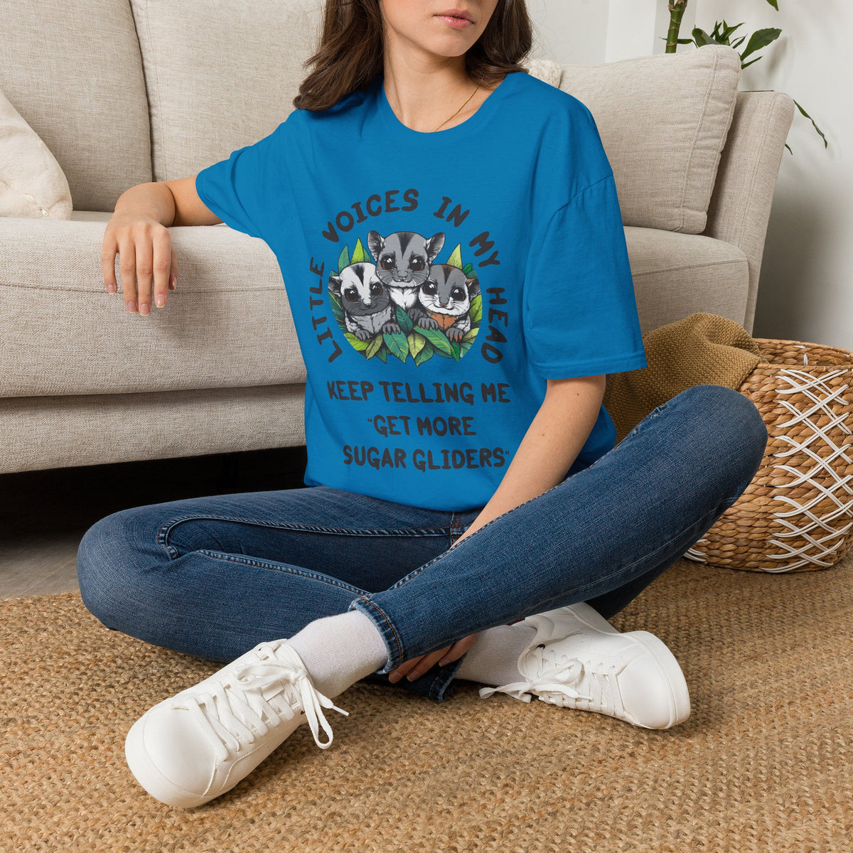 Little Voices in My Head Sugar Glider Shirt – Funny Sugar Glider T-Shirt