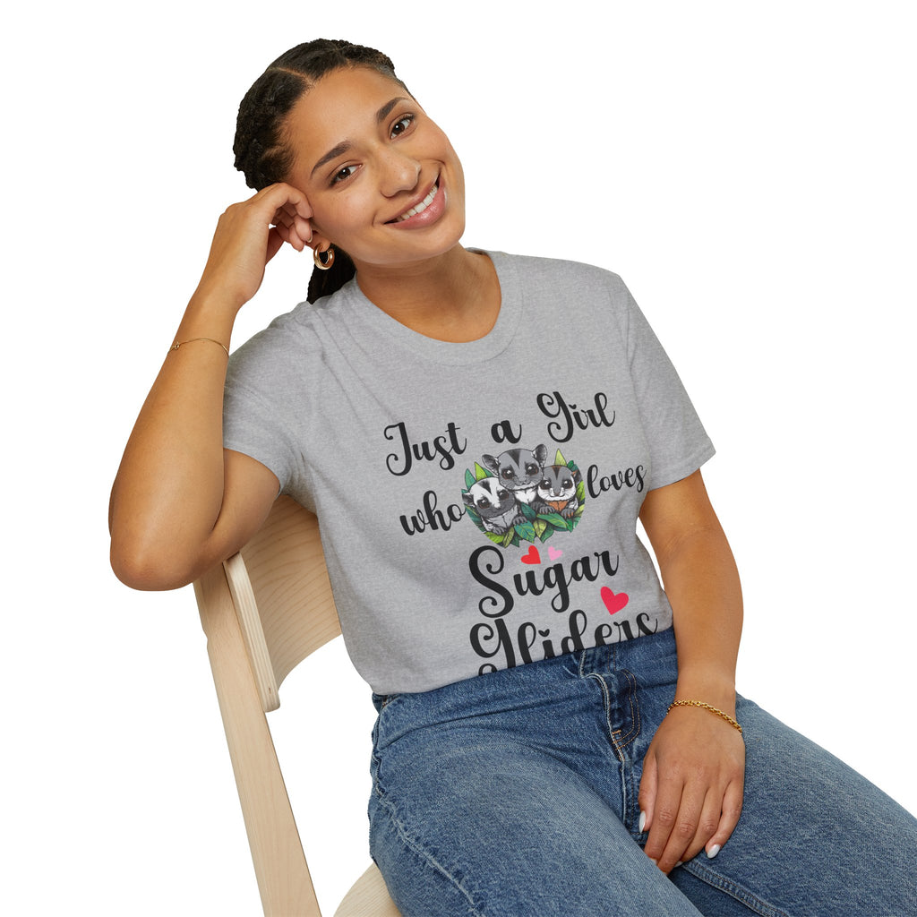 Just a Girl Who Loves Sugar Gliders Shirt – Sugar Glider Mom T-Shirt