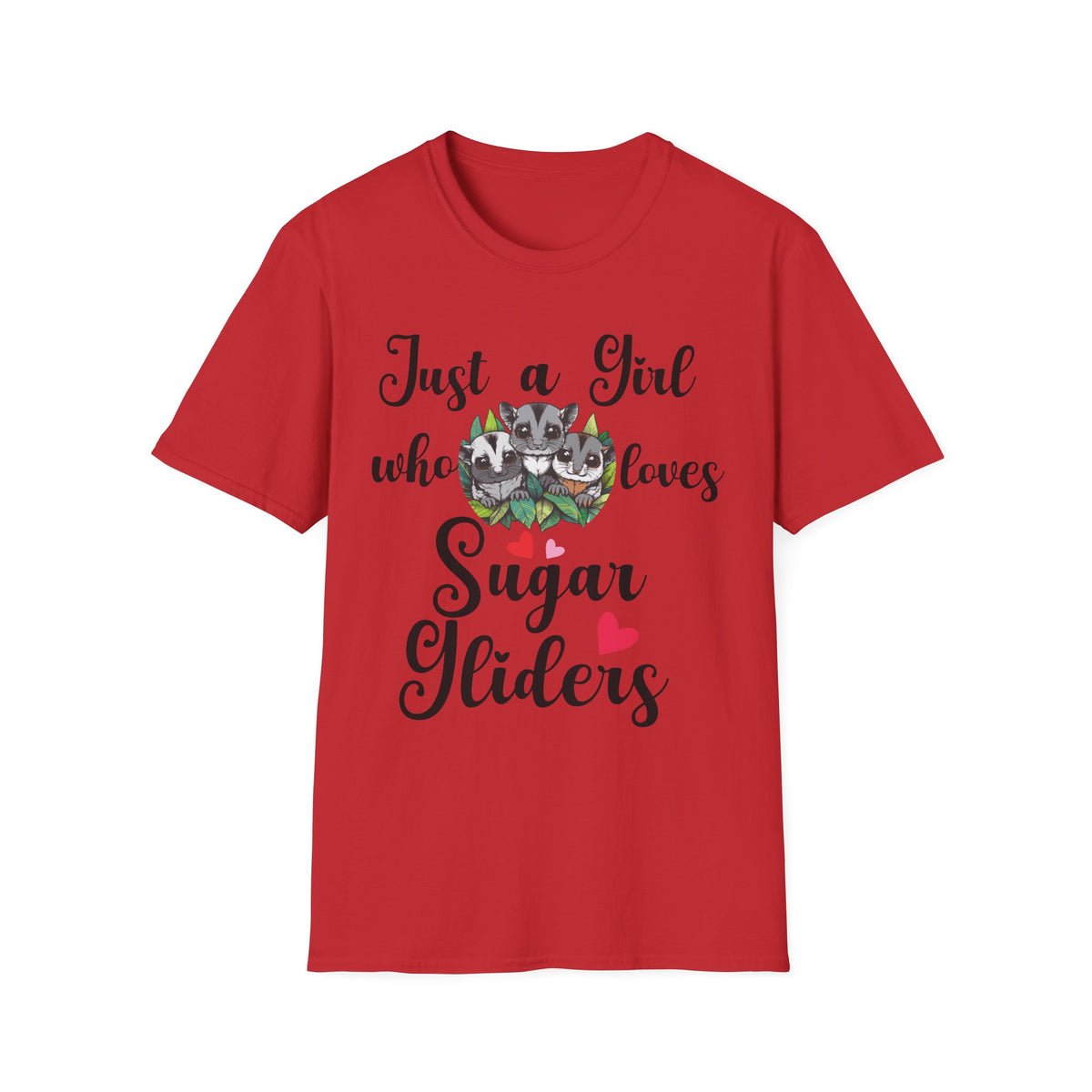 Just a Girl Who Loves Sugar Gliders Shirt – Sugar Glider Mom T-Shirt