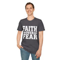 Faith Over Fear Men’s Christian T-Shirt – Inspirational Faith Tee