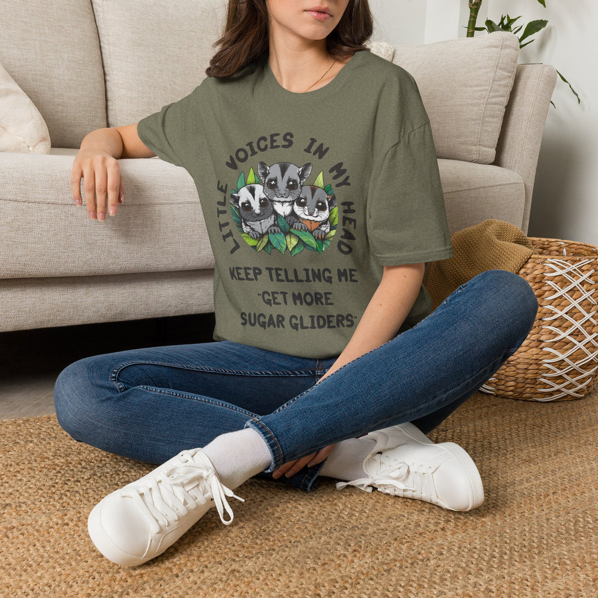 Little Voices in My Head Sugar Glider Shirt – Funny Sugar Glider T-Shirt