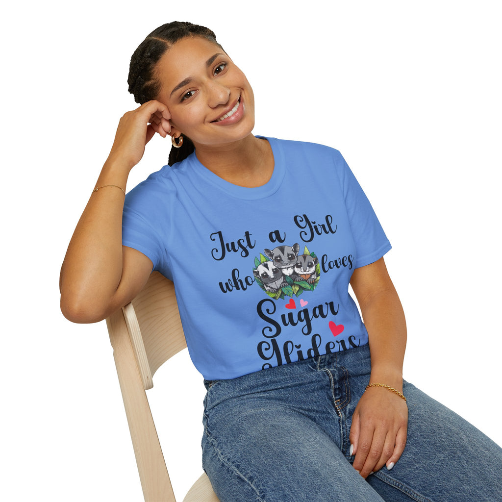 Just a Girl Who Loves Sugar Gliders Shirt – Sugar Glider Mom T-Shirt