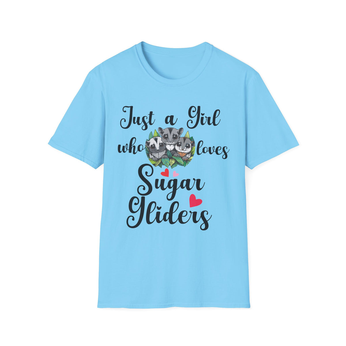Just a Girl Who Loves Sugar Gliders Shirt – Sugar Glider Mom T-Shirt