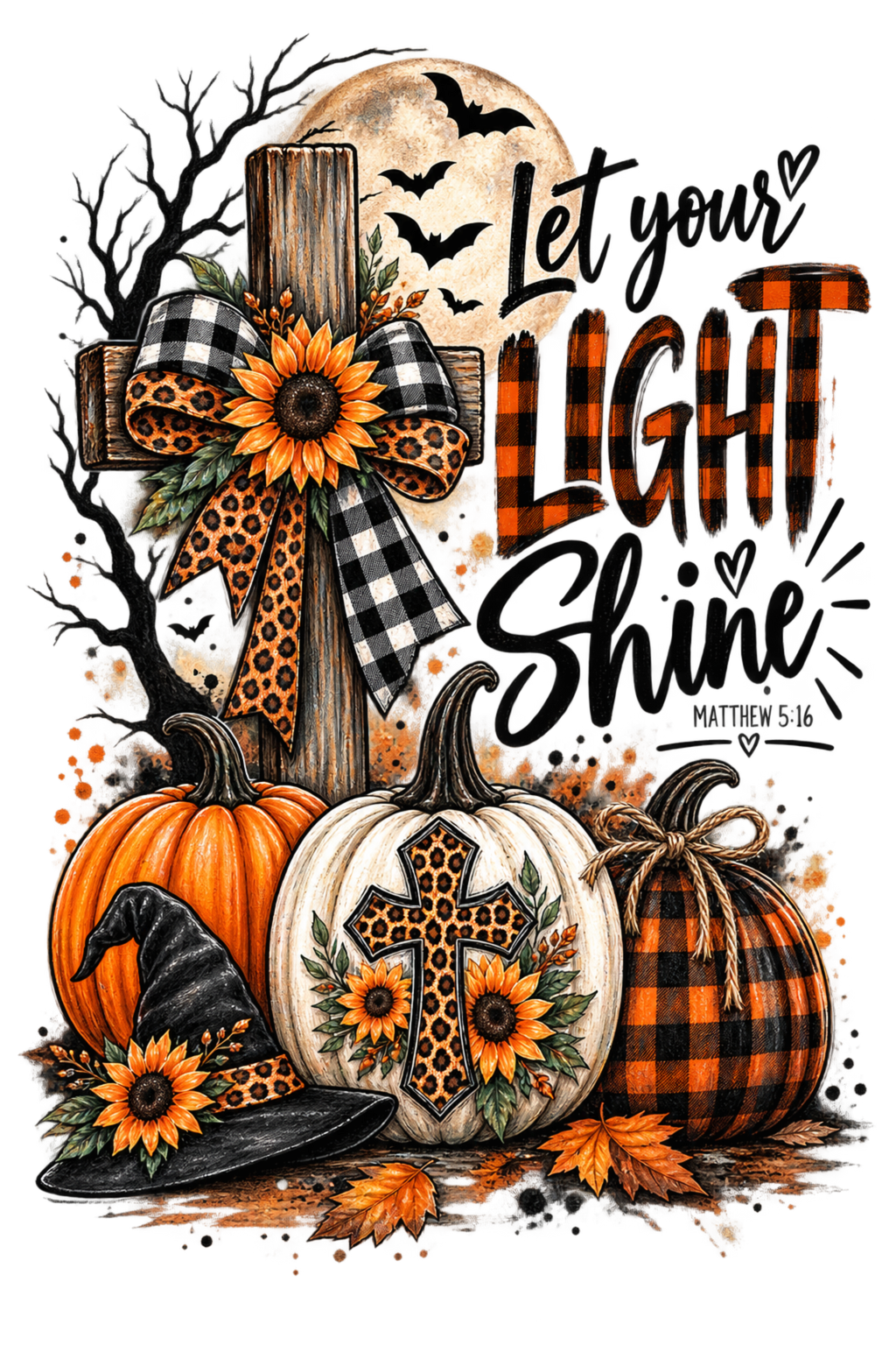 Let Your Light Shine Halloween Faith T-Shirt