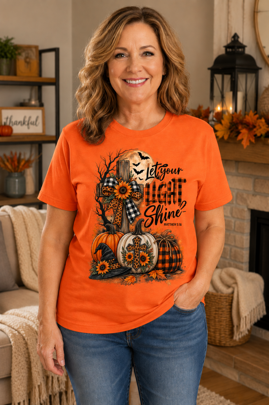 Let Your Light Shine Halloween Faith T-Shirt