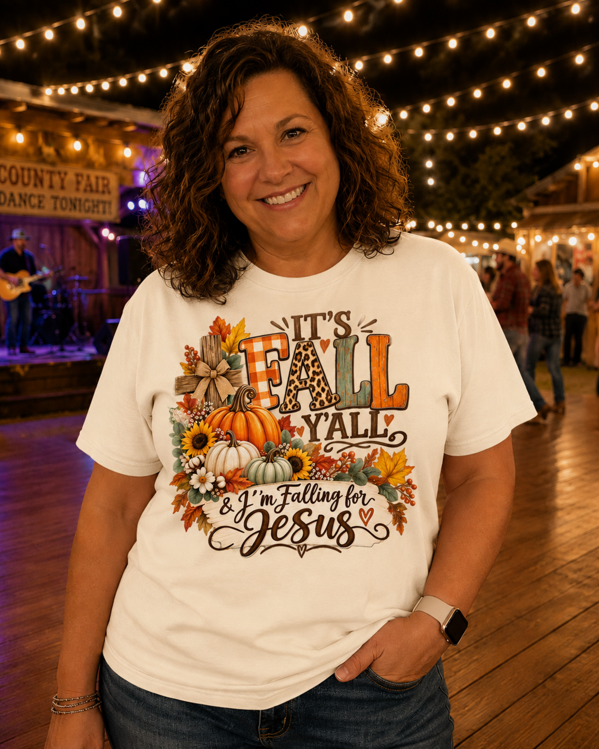 It’s Fall Y’all & I’m Falling for Jesus T-Shirt