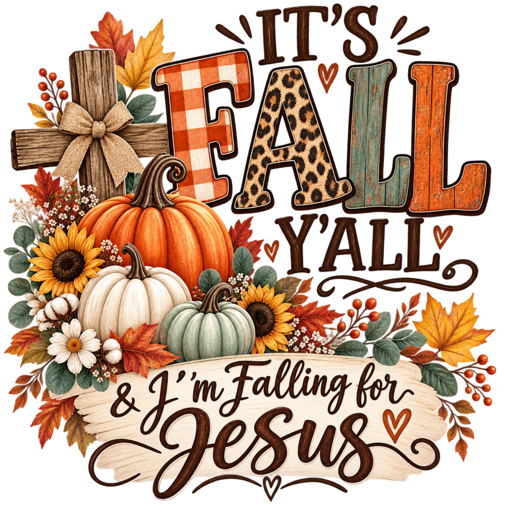 It’s Fall Y’all & I’m Falling for Jesus T-Shirt