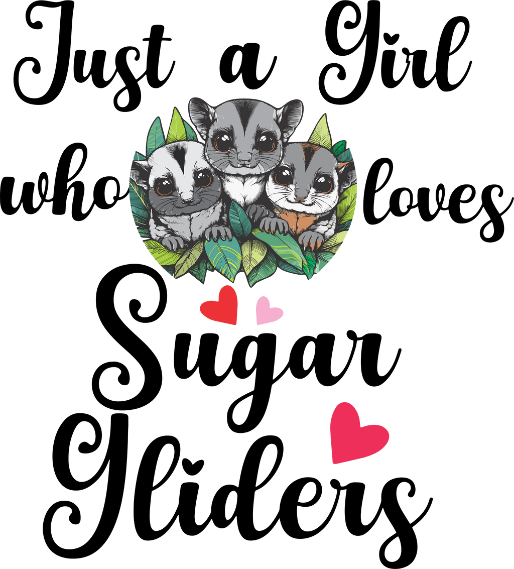 Just a Girl Who Loves Sugar Gliders Shirt – Sugar Glider Mom T-Shirt