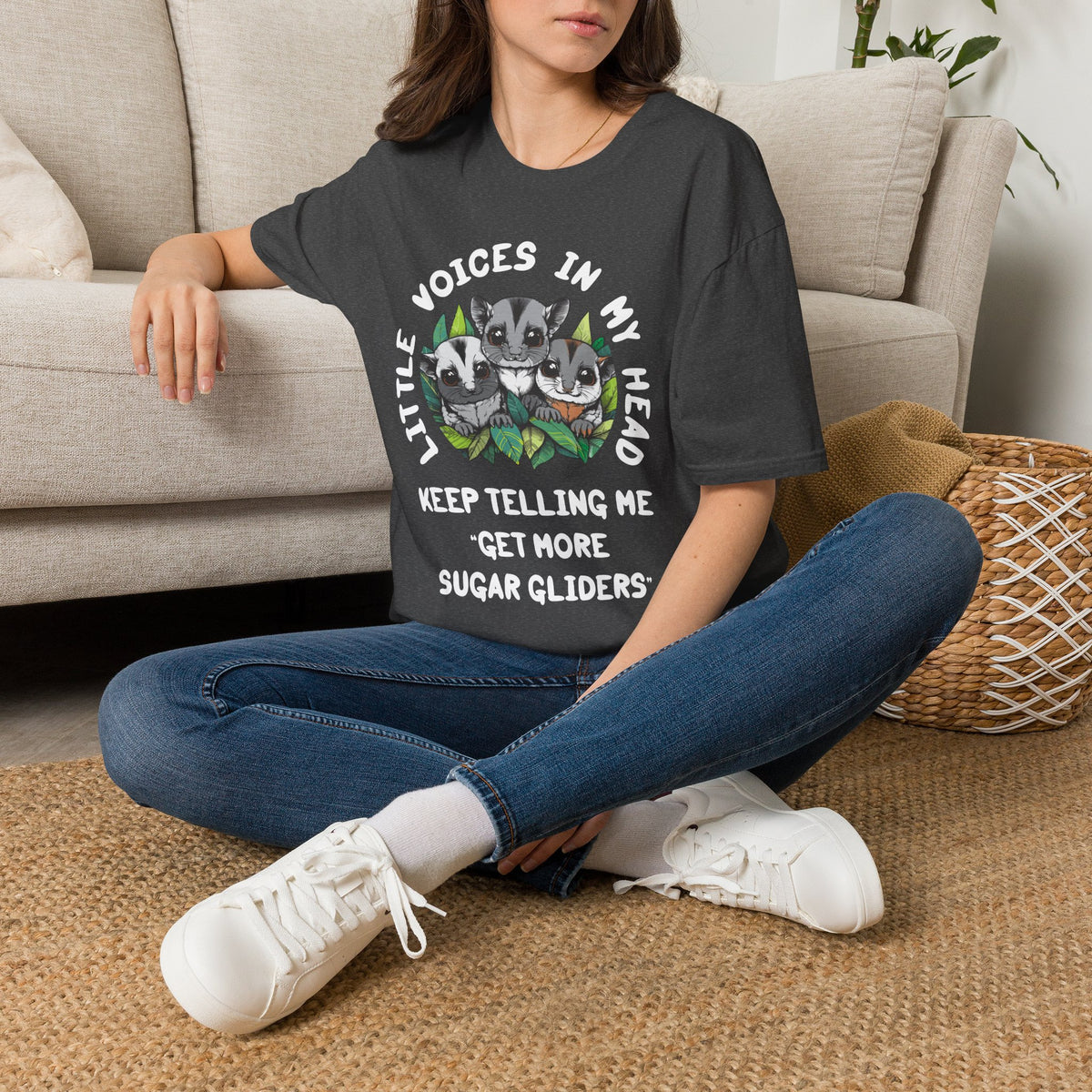 Little Voices in My Head Sugar Glider Shirt – Funny Sugar Glider T-Shirt
