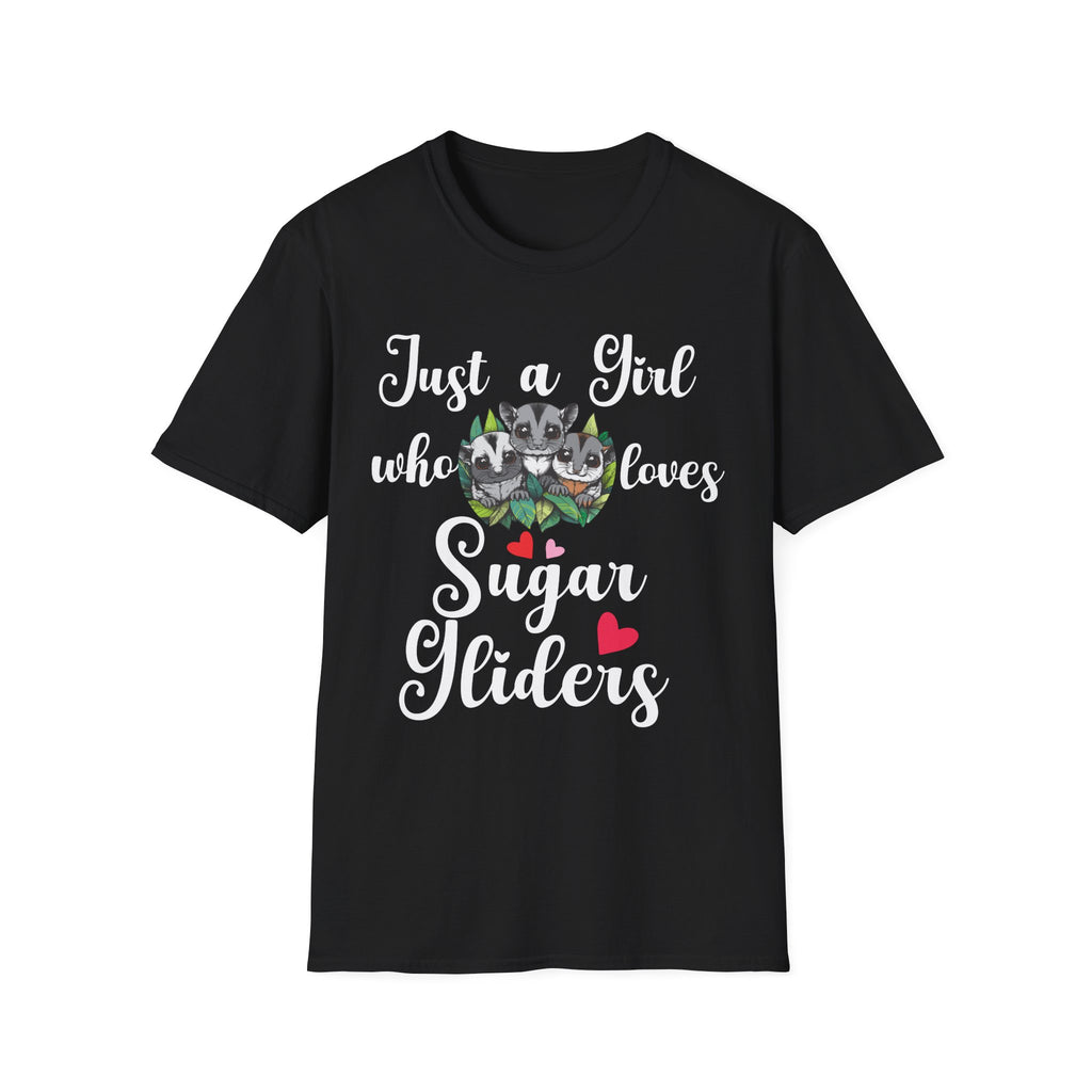 Just a Girl Who Loves Sugar Gliders Shirt – Sugar Glider Mom T-Shirt