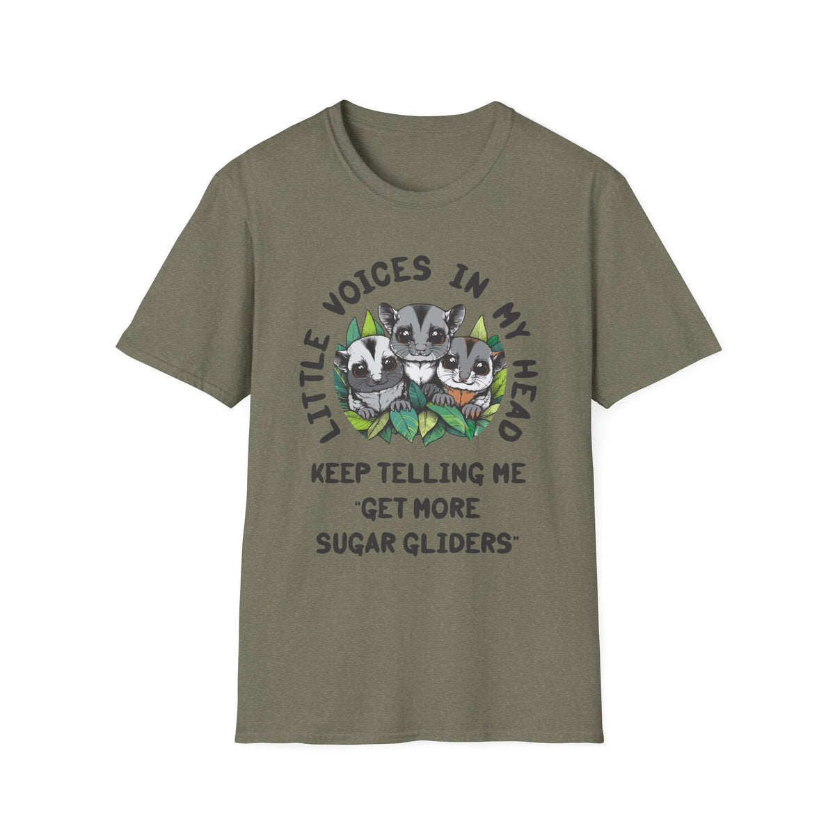 Little Voices in My Head Sugar Glider Shirt – Funny Sugar Glider T-Shirt