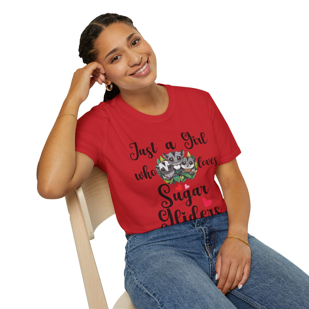 Just a Girl Who Loves Sugar Gliders Shirt – Sugar Glider Mom T-Shirt