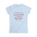 Fearfully and Wonderfully Made Shirt, Woman's Christian T=Shirt Psals 139:14, Faith Tee, Feminine Bible Verse Shirt