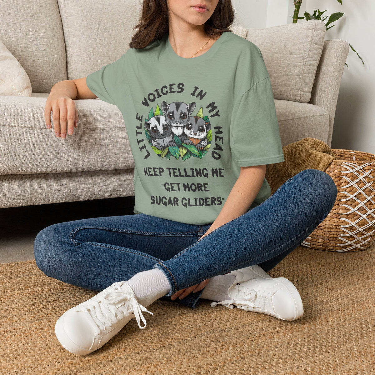 Little Voices in My Head Sugar Glider Shirt – Funny Sugar Glider T-Shirt