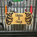 Sugar Glider Cage Name Plate